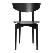 ferm LIVING Jídelní židle Herman Wood, Black - DESIGNSPOT