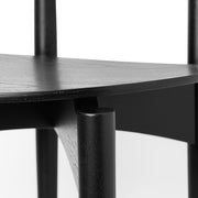 ferm LIVING Jídelní židle Herman Wood, Black - DESIGNSPOT