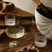 Ferm Living Džbánek na mléko Ripple Jug, Frosted - DESIGNSPOT
