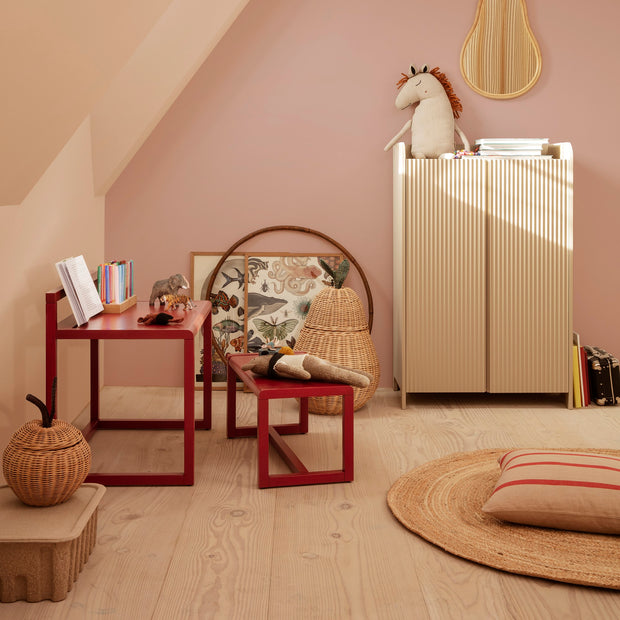 ferm LIVING Židle Little Architect, Poppy Red - DESIGNSPOT