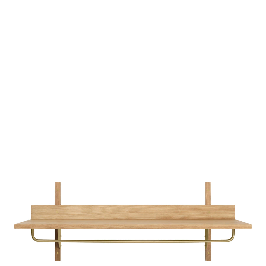 Polica s vešiakom Sector Rack, Natural Oak