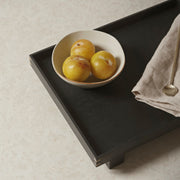 Ferm Living Dřevěný podnos Bon Small, Smoked Oak - DESIGNSPOT