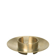 ferm LIVING Svícen Block Candle Holder, Brass - DESIGNSPOT