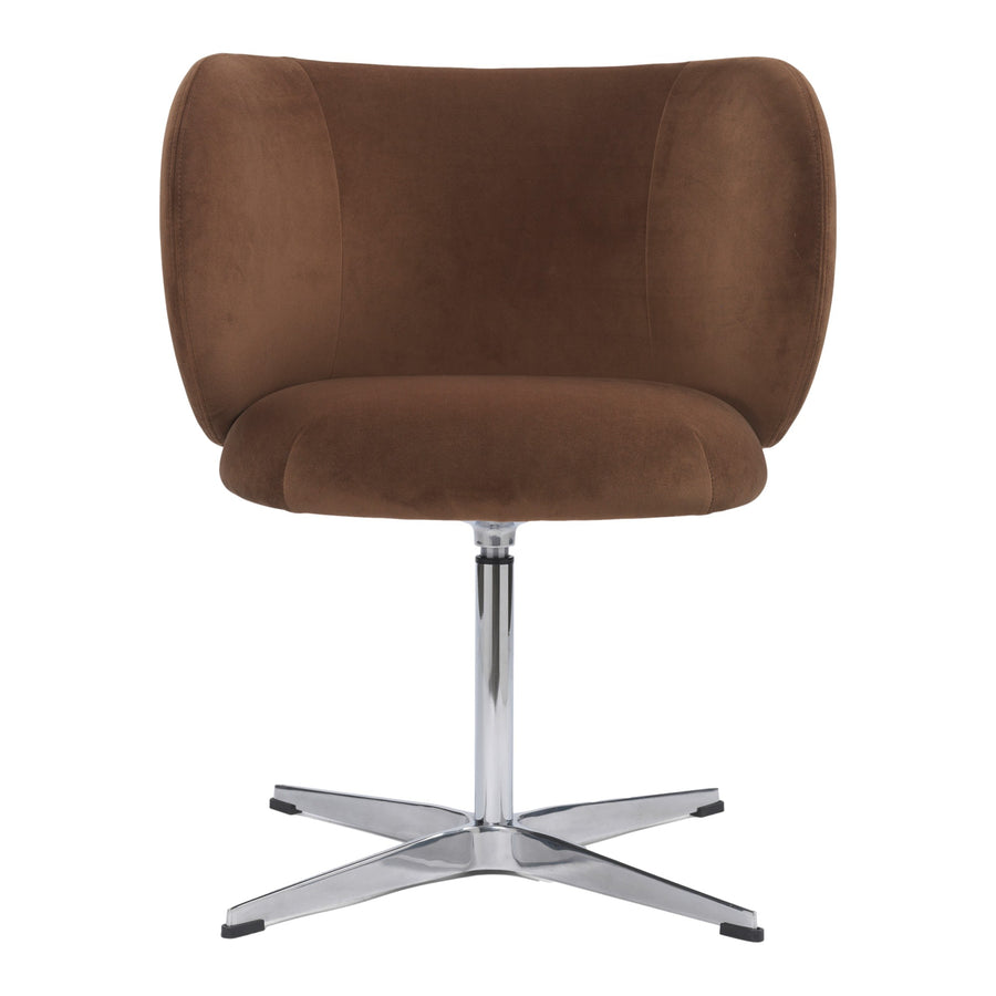 Stolička Rico, Swivel, Rich Velvet, Soft Brown