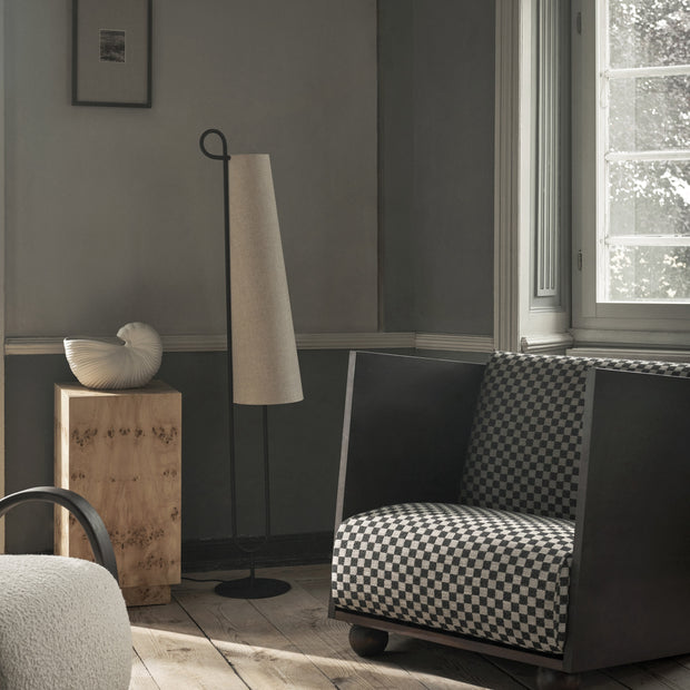 Ferm Living Odkládací stolek Burl Cube Side, Natural - DESIGNSPOT