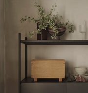 ferm LIVING Úložný box Bon Wooden Box, Oiled Oak - DESIGNSPOT