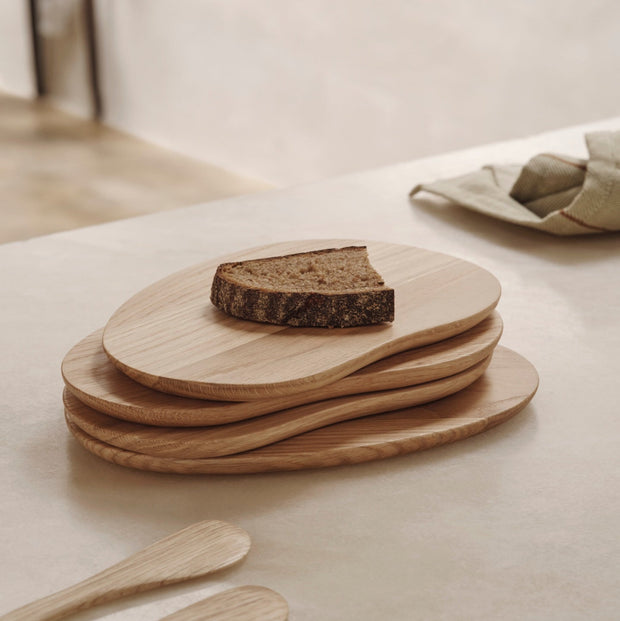 Ferm Living Sada prkének Cairn Small, sada 3 ks, Oak - DESIGNSPOT