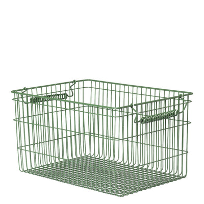 Ferm Living Sada úložných košů Cala, 2 ks, Verdant Green - DESIGNSPOT