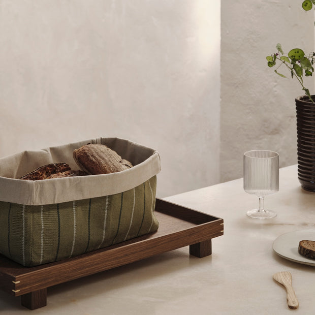Ferm Living Koš na pečivo Ito, Round, Natural/Straw - DESIGNSPOT