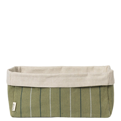 Ferm Living Koš na pečivo Ito, Rectangular, Natural/Seaweed - DESIGNSPOT