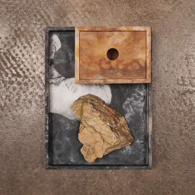 Ferm Living Podnos Mist Tray, M, Charcoal - DESIGNSPOT
