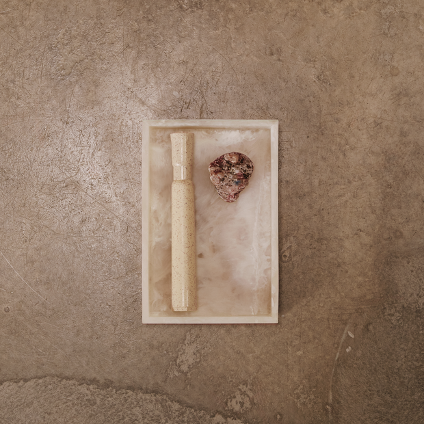 Ferm Living Úložný box Mist Box, L, Pearl - DESIGNSPOT