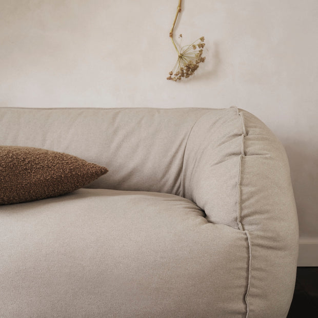 ferm LIVING Křeslo Nesten Lounge Chair, Natural - DESIGNSPOT