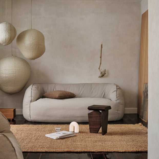 Ferm Living Křeslo Nesten Lounge, Natural - DESIGNSPOT