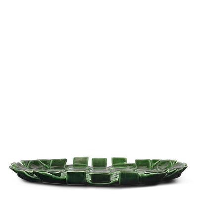 ferm LIVING Podnos Plait Platter, Emerald Green - DESIGNSPOT