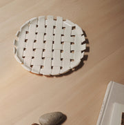 Ferm Living Mísa Plait Bowl Ø24, Emerald Green - DESIGNSPOT