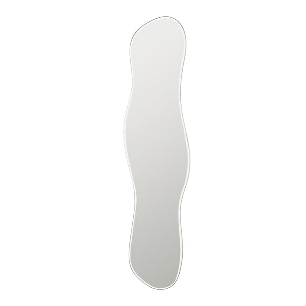 Ferm Living Zrcadlo Pond Full Size, Dark Chrome - DESIGNSPOT