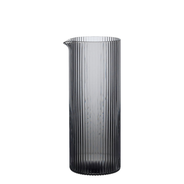 Ferm Living Džbánek na mléko Ripple Jug, Smoked Grey - DESIGNSPOT