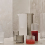 Ferm Living Skleničky na červené víno Ripple, Clear, sada 2 kusů - DESIGNSPOT