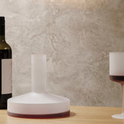 Ferm Living Skleničky na bílé víno Ripple, Clear, sada 2 kusů - DESIGNSPOT