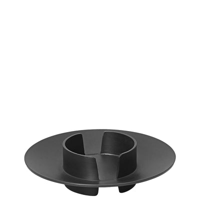 Ferm Living Svícen Block, Black Brass - DESIGNSPOT