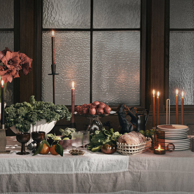Ferm Living Skleničky na bílé víno Ripple, Clear, sada 2 kusů - DESIGNSPOT