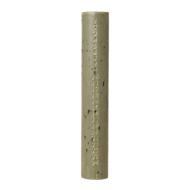 Ferm Living Adventní svíčka Mura, Artichoke Green - DESIGNSPOT