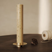 Ferm Living Adventní svíčka Mura, Ash Brown - DESIGNSPOT