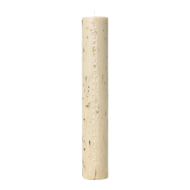 Ferm Living Adventní svíčka Mura, Oat - DESIGNSPOT