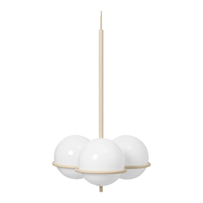Ferm Living Lustr Era Chandelier, Eggshell - DESIGNSPOT