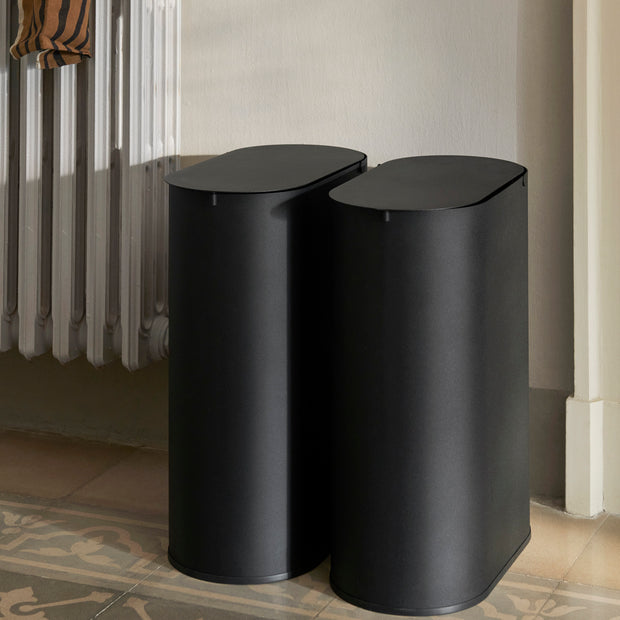 ferm LIVING Odpadkový koš Enkel Bin, Medium, Black - DESIGNSPOT