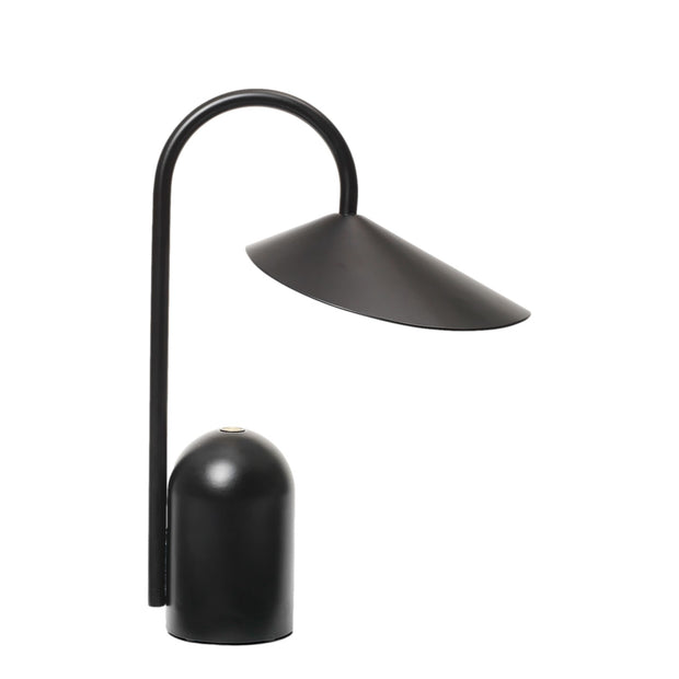 Ferm Living Přenosná lampa Arum, Black - DESIGNSPOT