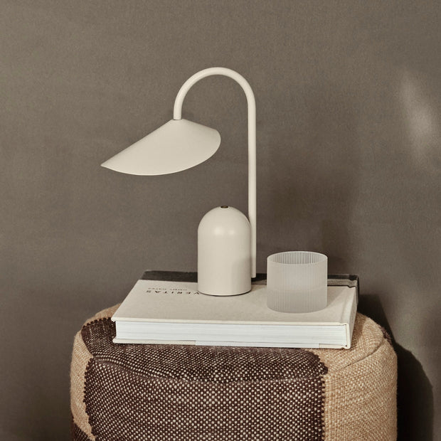 Ferm Living Skleničky na bílé víno Ripple, Clear, sada 2 kusů - DESIGNSPOT