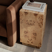 ferm LIVING Stolek Burl Cube Side Table, Natural - DESIGNSPOT