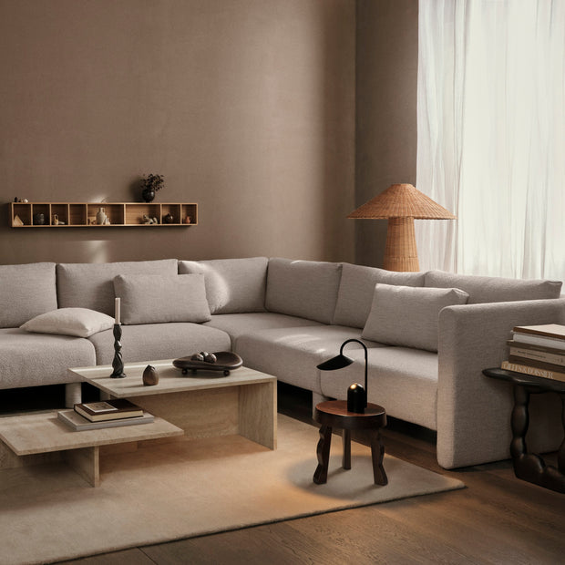 Ferm Living Přenosná lampa Arum, Black - DESIGNSPOT