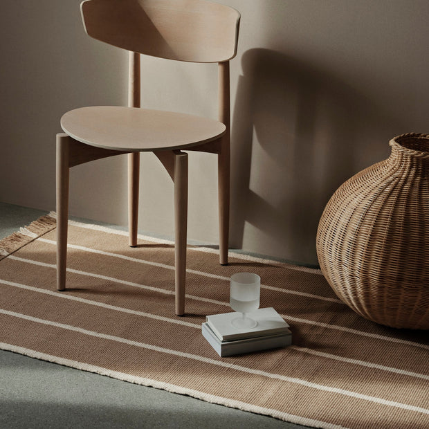 Ferm Living Skleničky na bílé víno Ripple, Clear, sada 2 kusů - DESIGNSPOT