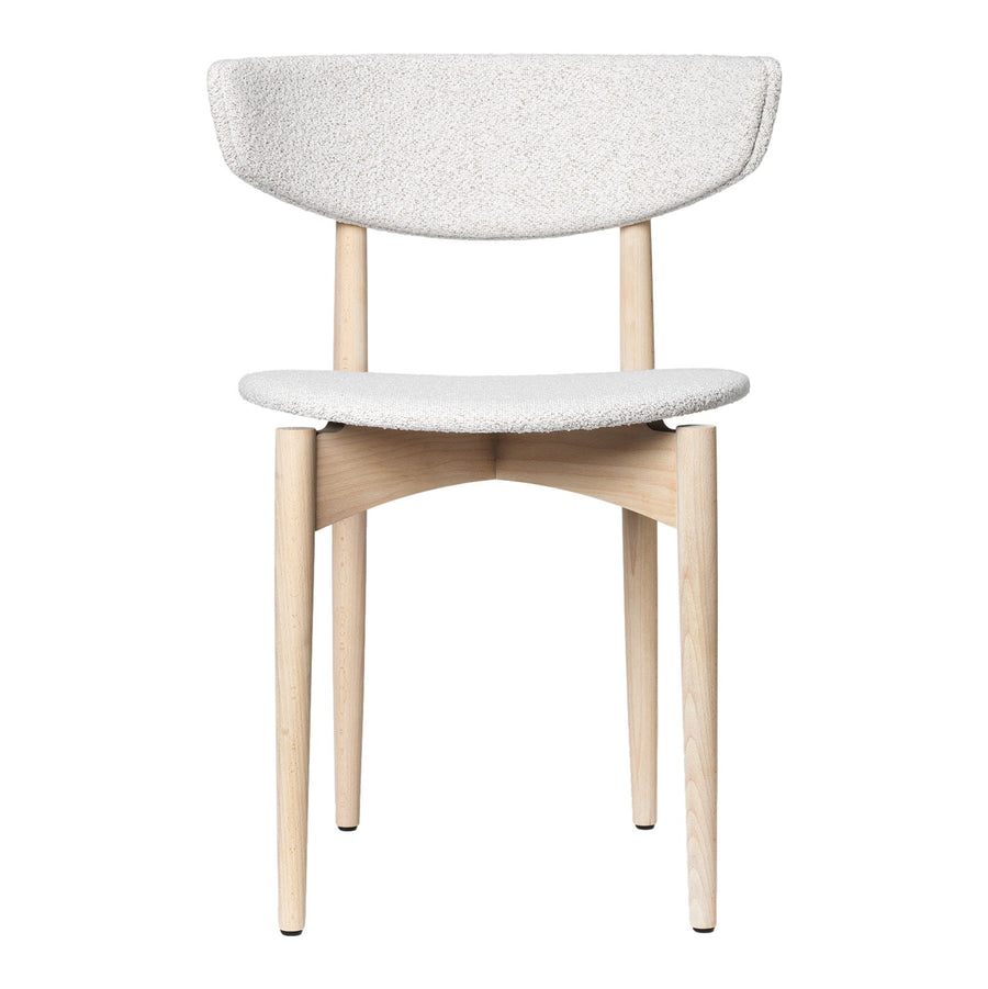 Jedálenská stolička Herman Wood, Soft Bouclé, White Beech / Off-White