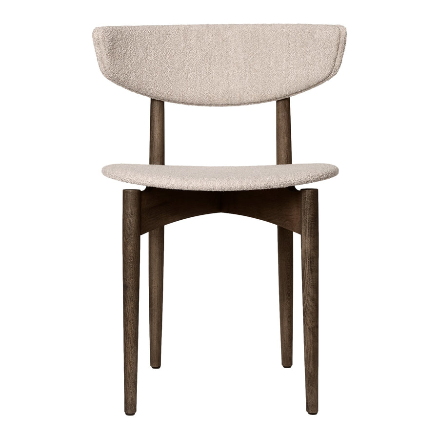 Jedálenská stolička Herman Wood, Soft Bouclé, Dark Stained Beech / Natural