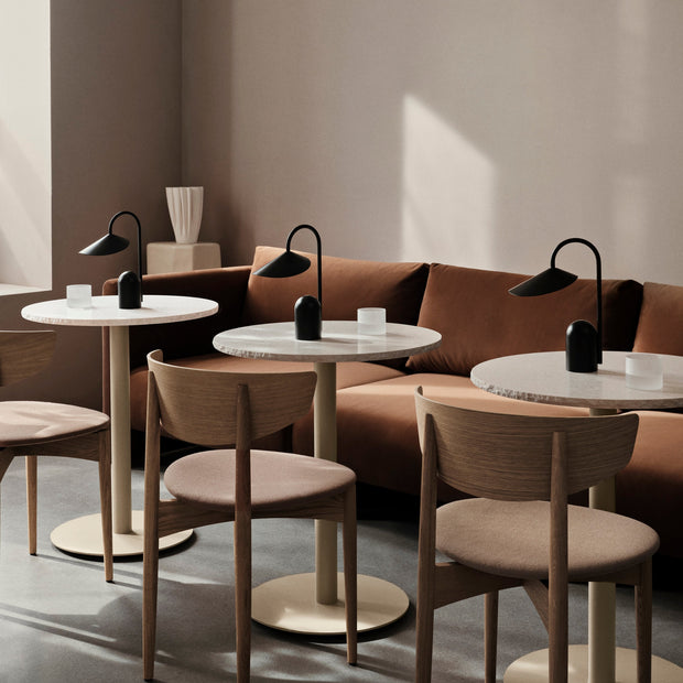 Ferm Living Kavárenský stolek Mineral, Black - DESIGNSPOT