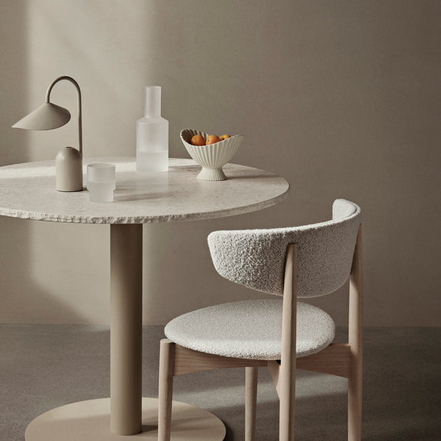 Ferm Living Skleničky na bílé víno Ripple, Clear, sada 2 kusů - DESIGNSPOT