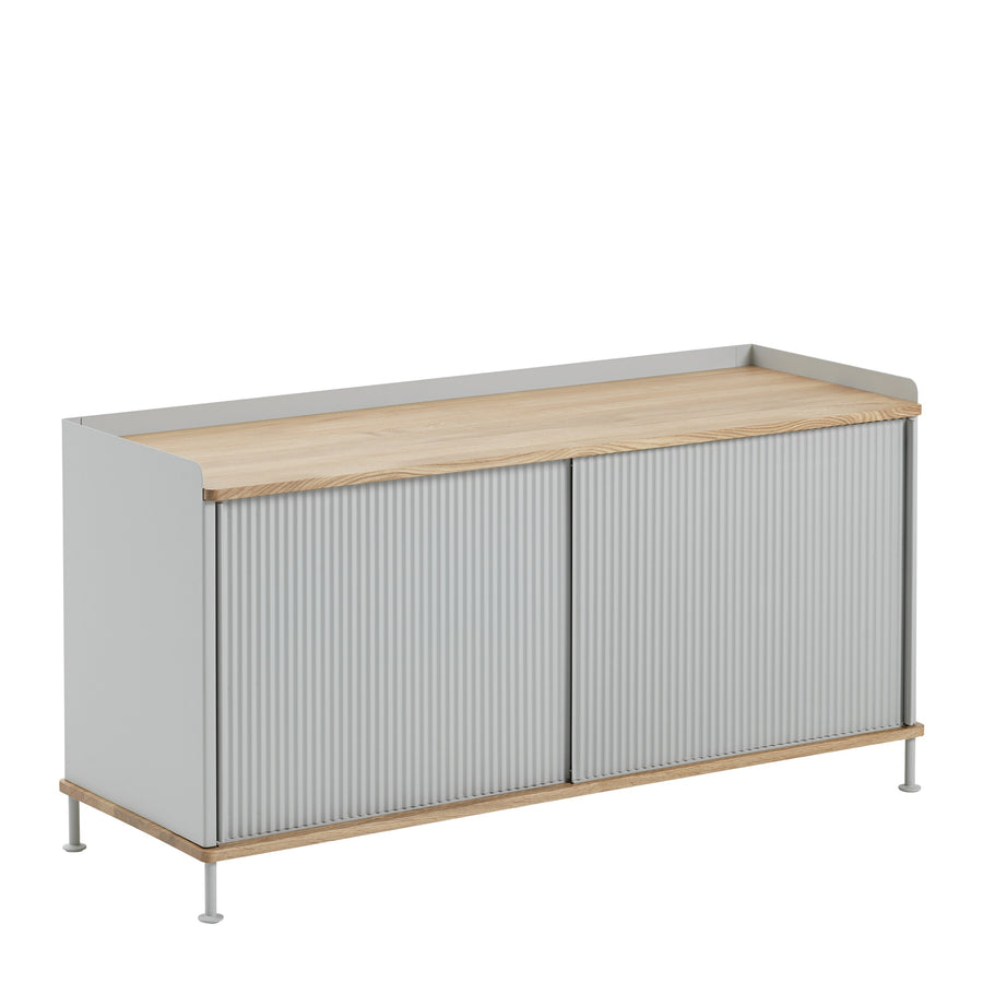 Komoda Enfold 124 x 45, Grey/Oak