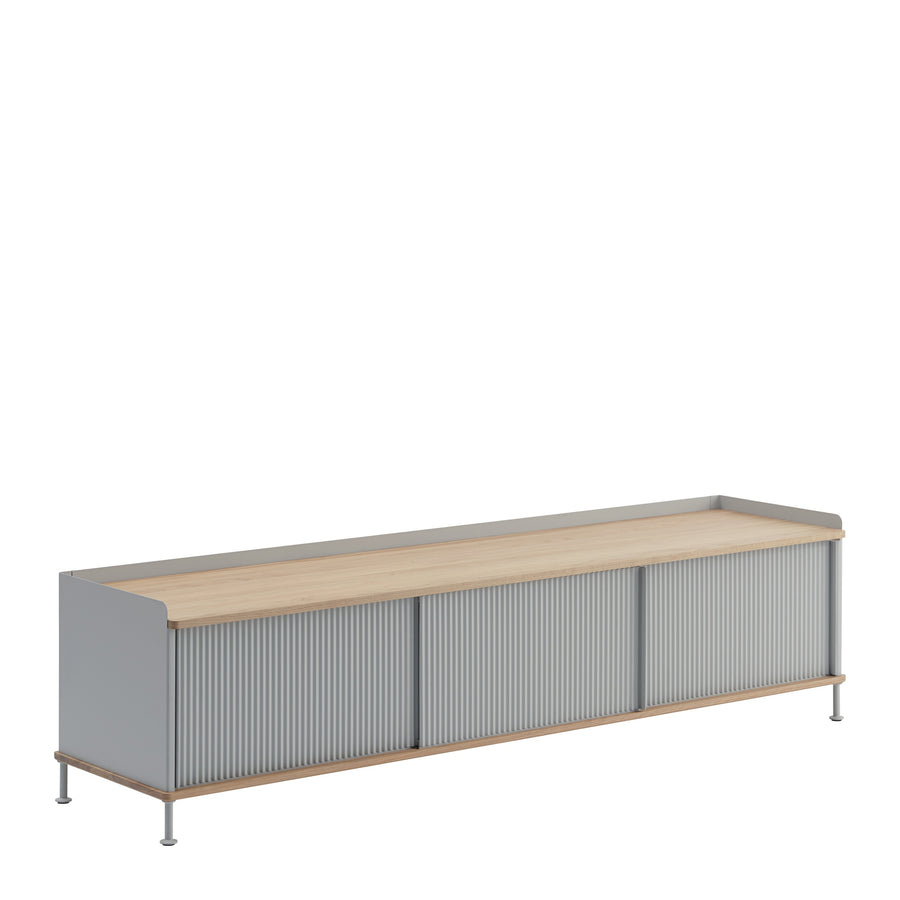 Komoda Enfold 186 x 45, Grey/Oak