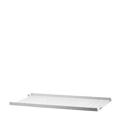 String Nízká kovová police Metal Shelf Low 58 x 30, Galvanized - DESIGNSPOT