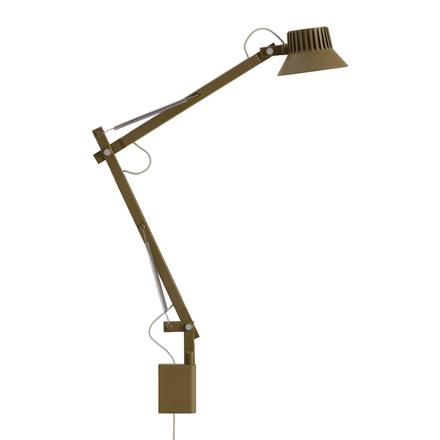 Nástenná lampa Dedicate S2, Brown Green