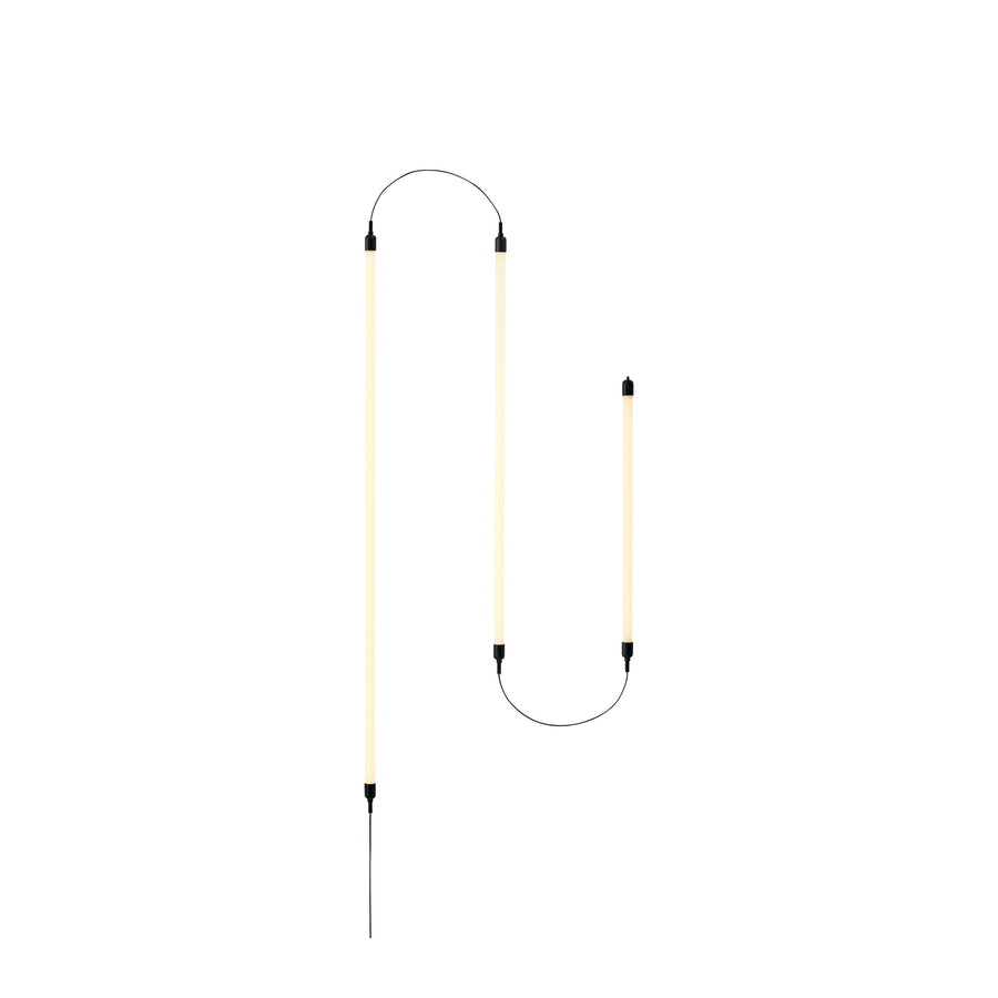 Nástenná lampa Fine, Configuration 6, Black