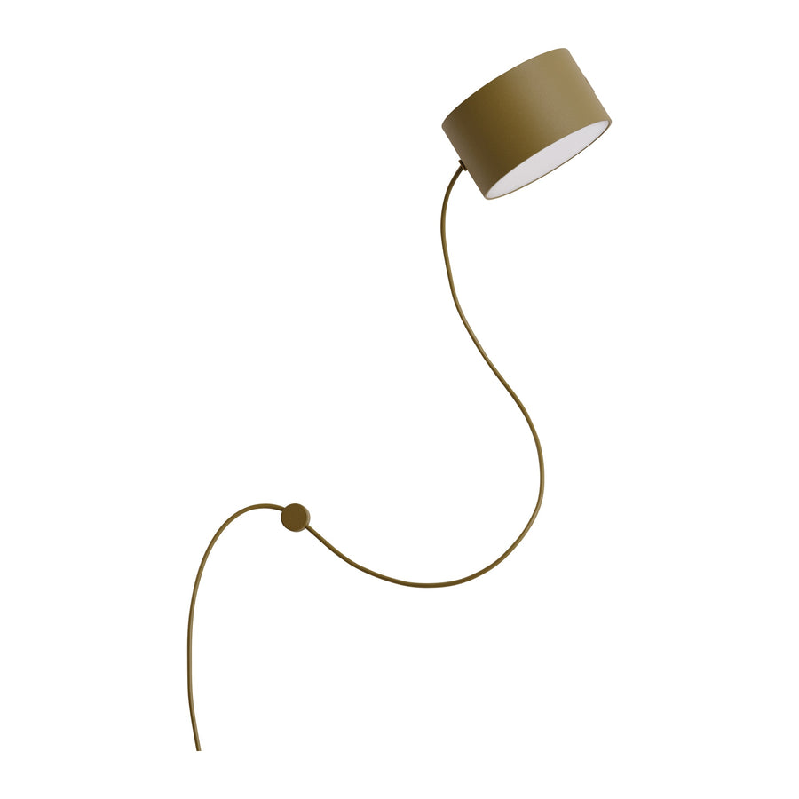 Nástenná lampa Post, Brown Green