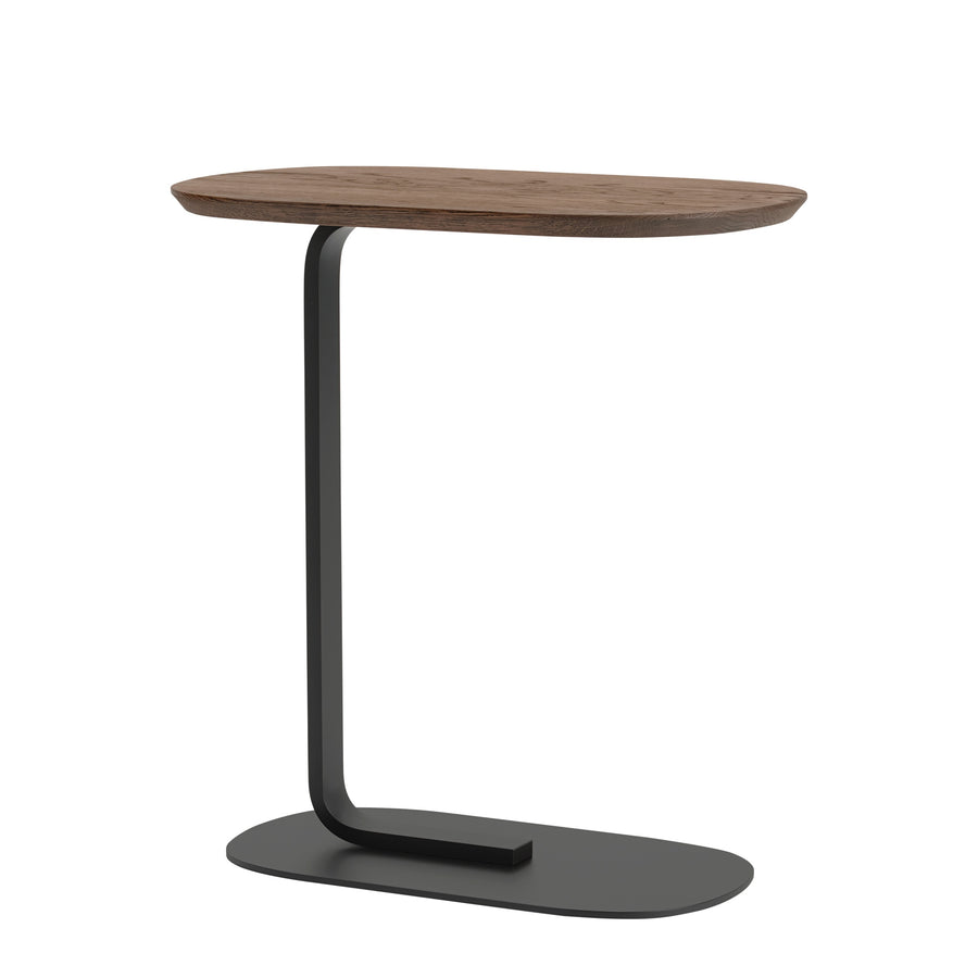 Odkladací stolík Relate, Solid Smoked Oak/Black