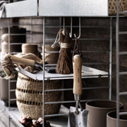 String Podlahový panel 85 x 30 cm, Galvanized, 2 kusy - DESIGNSPOT