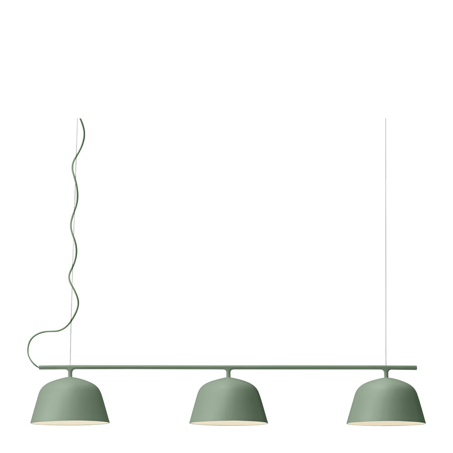 Závesná lampa Ambit Rail, Dusty Green