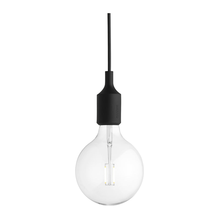 Závesná lampa E27, Black
